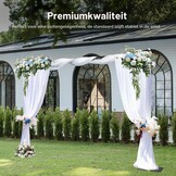 EMART Fotobackgroundstandaard 3x3,6m Heavy Duty Standaard met Voetstuk - Maat 3x3,6m