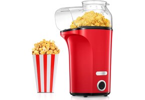 Popcornmachine Rood 1400W - 4L - 33% Korting