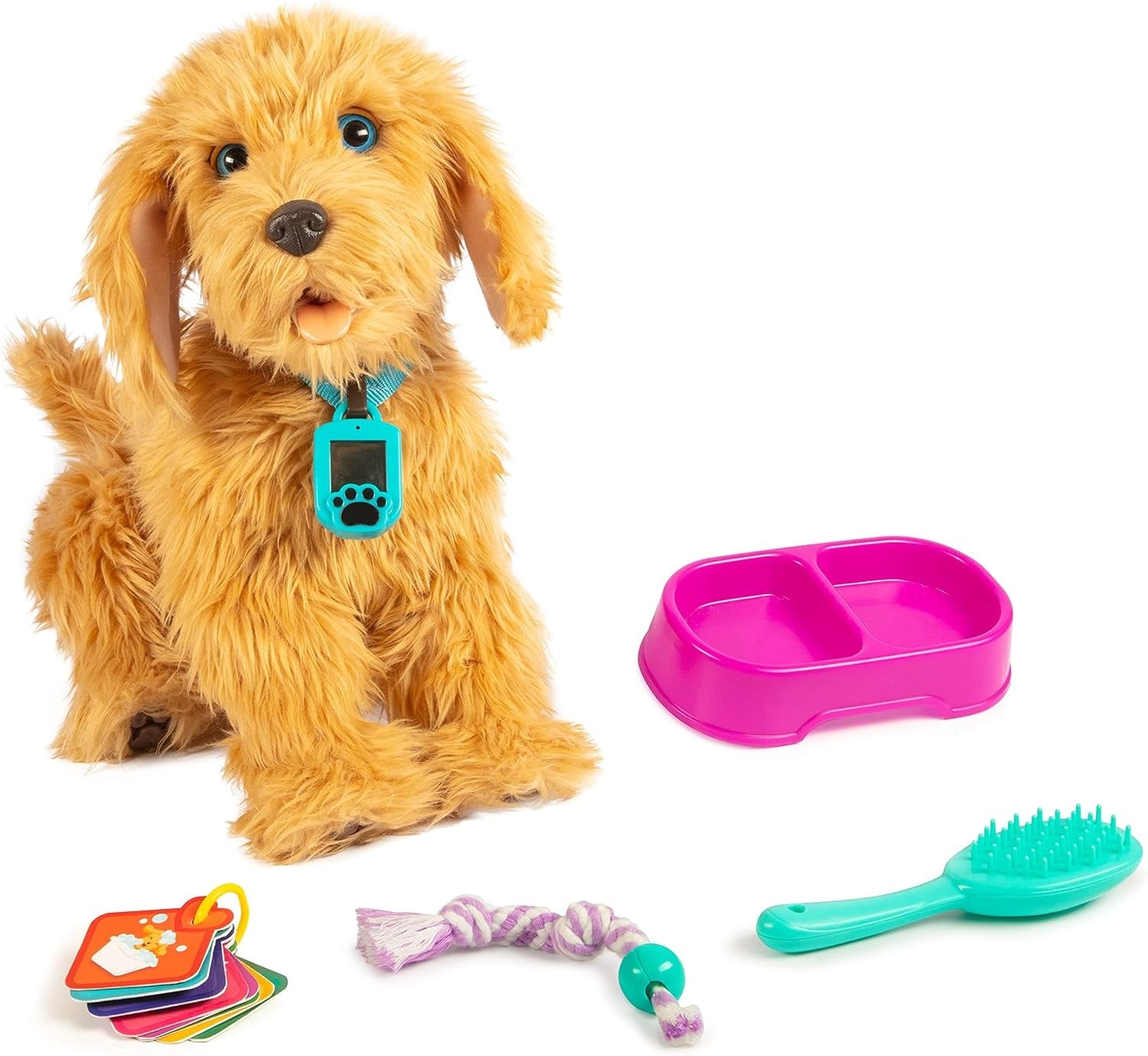 Joy Toy Moji Interactieve Labradoodle Puppy 35 cm