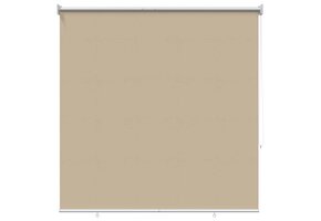 vidaXL Rolgordijn UV-bescherming Beige 100x230cm - 34% Korting