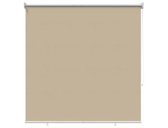 vidaXL Buitenrolgordijn UV-bescherming Beige 100 x 230 cm (B x H)