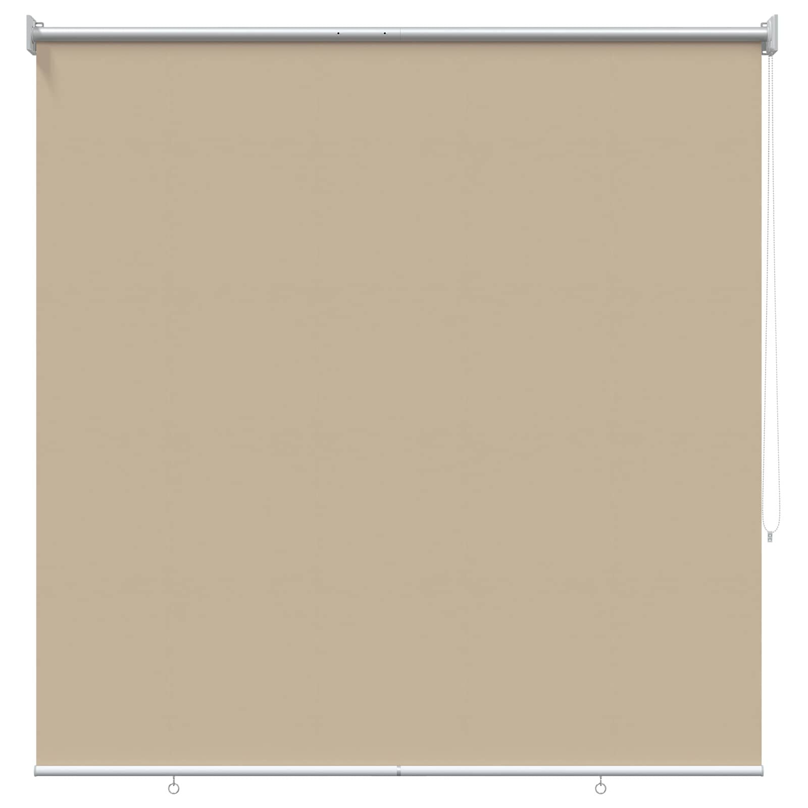vidaXL Buitenrolgordijn UV-bescherming Beige 100 x 230 cm (B x H)