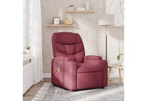 Comfortabele Massagestoel Wijnrood - 41% Korting!