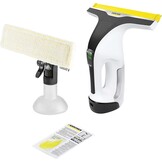 Kärcher Window Vac WV 6 Plus, extra lange accuduur van 100 min, LED-indicatie laadstatus, verwisselbare zuigmond: 280 mm, spuitfles met microvezeldoek, 20 ml ruitenreinigerconcentraat