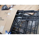 vidaXL Tuin Boog Zwart 115 x 37 x 226 cm Staal