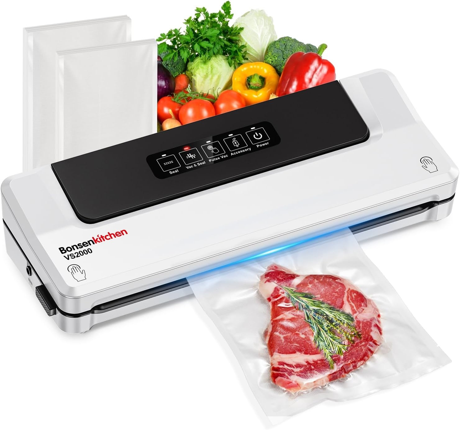 Bonsenkitchen Vacuümmachine, 4 bedrijfsmodi, VS2000