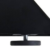 vidaXL Eettafelpoot spider vorm 120x68x(72-73) cm staal zwart
