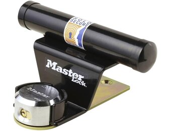 Master Lock Heavy Duty-slot voor garagedeur [Gecertificeerd Sold Secure + Secured by Design] [Universele pasvorm] [Sleutelslot] 1488EURDAT - Beveilig alle soorten garagedeuren met de Garagebeschermer