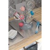 BÉABA, Flessenafdruipboom, grote capaciteit, 6 flessen en accessoires, afneembare wateropvangbak, praktisch, slim design, grijs
