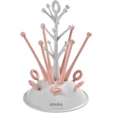 BÉABA, Flessenafdruipboom, grote capaciteit, 6 flessen en accessoires, afneembare wateropvangbak, praktisch, slim design, grijs