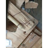 vidaXL Rolgordijn 100x220 cm bamboe bruin