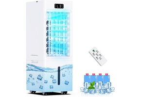 Mobiele Airco 4-in-1 met Afstandsbediening, 35% Korting, 6L Tank
