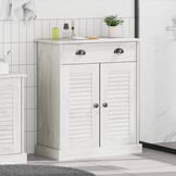 vidaXL Badkamerkast met plank VIGO Wit en Antiek Wit 68 x 34 x 80 cm