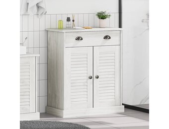 vidaXL Badkamerkast met plank VIGO Wit en Antiek Wit 68 x 34 x 80 cm