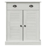 vidaXL Badkamerkast met plank VIGO Wit en Antiek Wit 68 x 34 x 80 cm