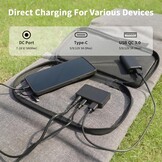 MHPOWOS Opvouwbaar Zonnepaneel 40W - Draagbare Oplader voor Outdoor