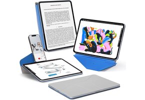 iPad Pro 13-inch Folio Case - 20+ Kijkhoeken, Schermverhoging 5cm, Lichtgewicht - Cement x Sapphire - 40% Korting