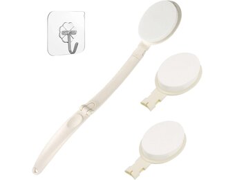 LFJ Lotion Applicator voor Rug, Back Cream Applicator Opvouwbare Lange Steel Spons Hulpje voor Zonnebrandcrème Mannen Vrouwen