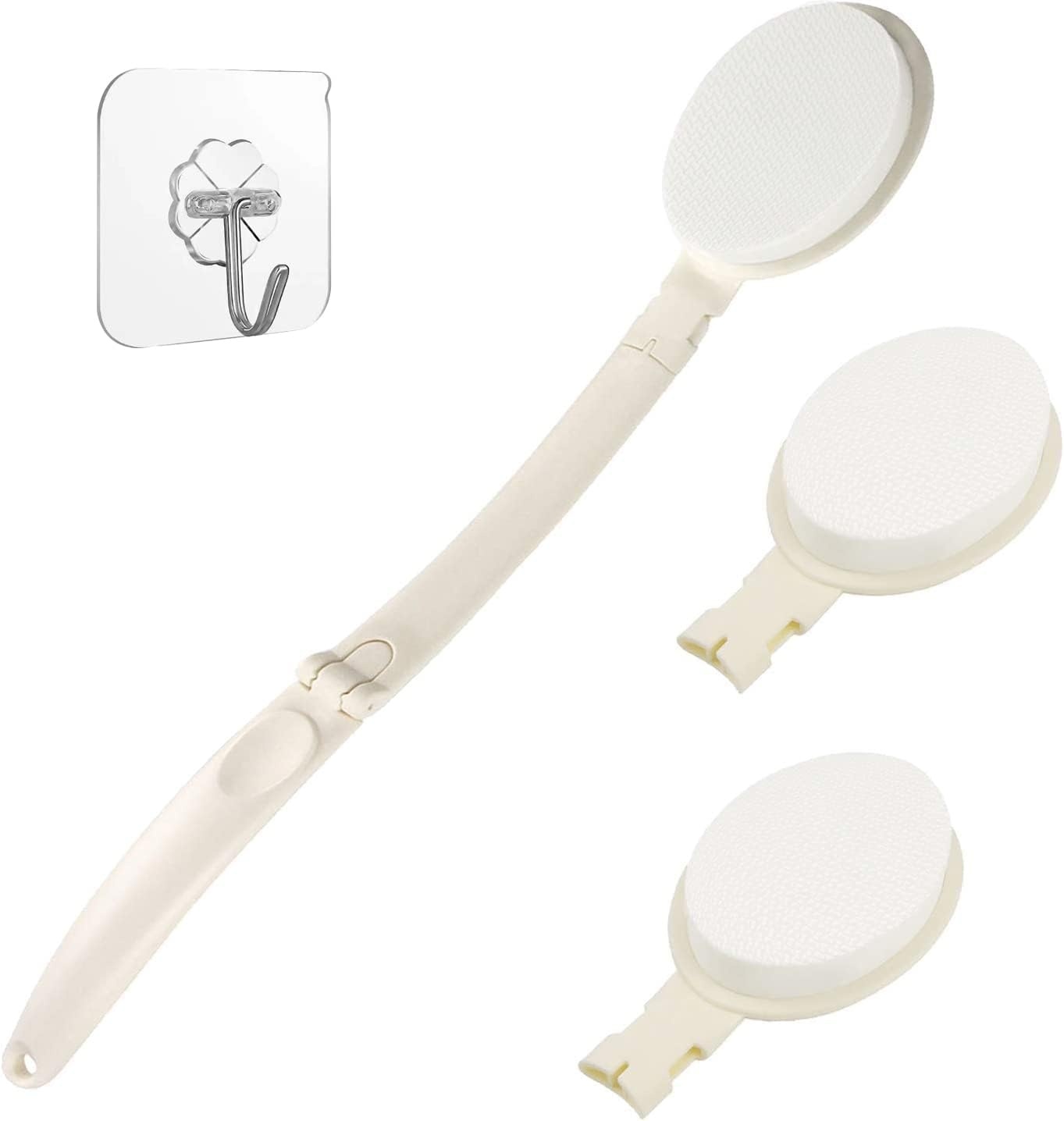 LFJ Lotion Applicator voor Rug, Back Cream Applicator Opvouwbare Lange Steel Spons Hulpje voor Zonnebrandcrème Mannen Vrouwen