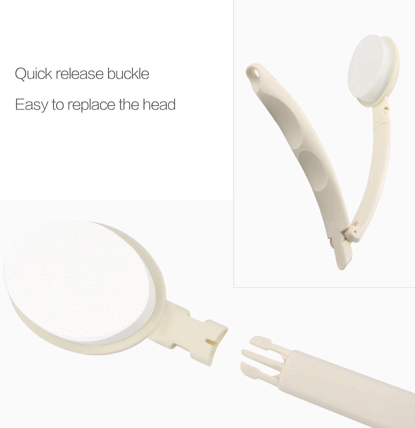 LFJ Lotion Applicator voor Rug, Back Cream Applicator Opvouwbare Lange Steel Spons Hulpje voor Zonnebrandcrème Mannen Vrouwen
