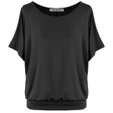 Van Der Rich Oversized Dames T-shirt met Vleermuismouwen