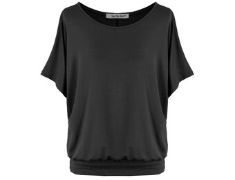 Van Der Rich Oversized Dames T-shirt met Vleermuismouwen