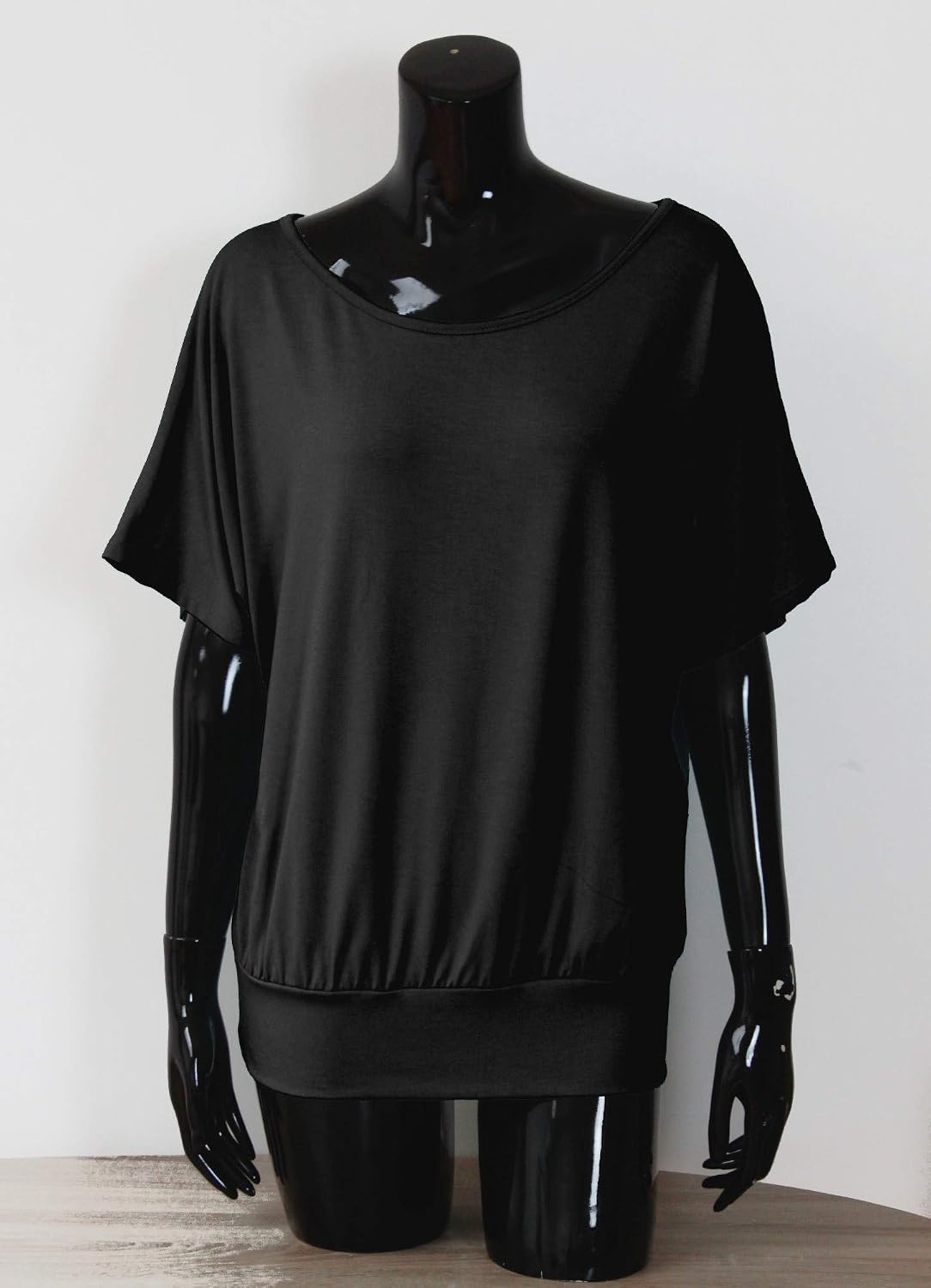 Van Der Rich Oversized Dames T-shirt met Vleermuismouwen