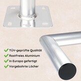 SCHWAIGER 5156 SAT mount 45cm SAT schotel muurbevestiging met aluminium beugel TÜV-gekeurd