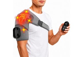 Schoudermassageapparaat met Warmte & Vibratie - 34% Korting