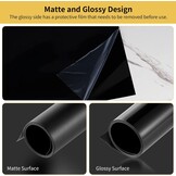 Selens 120 x 240 cm PVC-achtergrond voor Fotografie, Zwarte Achtergrond