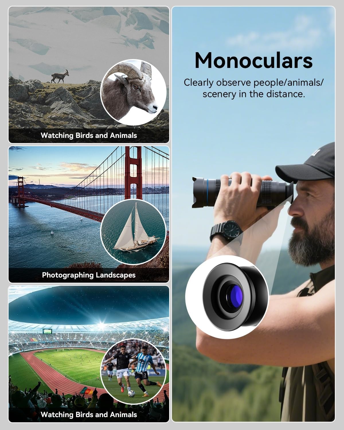 APEXEL Draagbare telelens met geïntegreerde beschermhoes voor iPhone 16 Pro – 36-voudige lens met statiefaansluiting - Maat 36X-16 Pro
