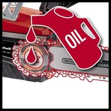 Einhell Accu-kettingzaag GE-LC 18/25 Li-Solo - 23 cm zaaglengte