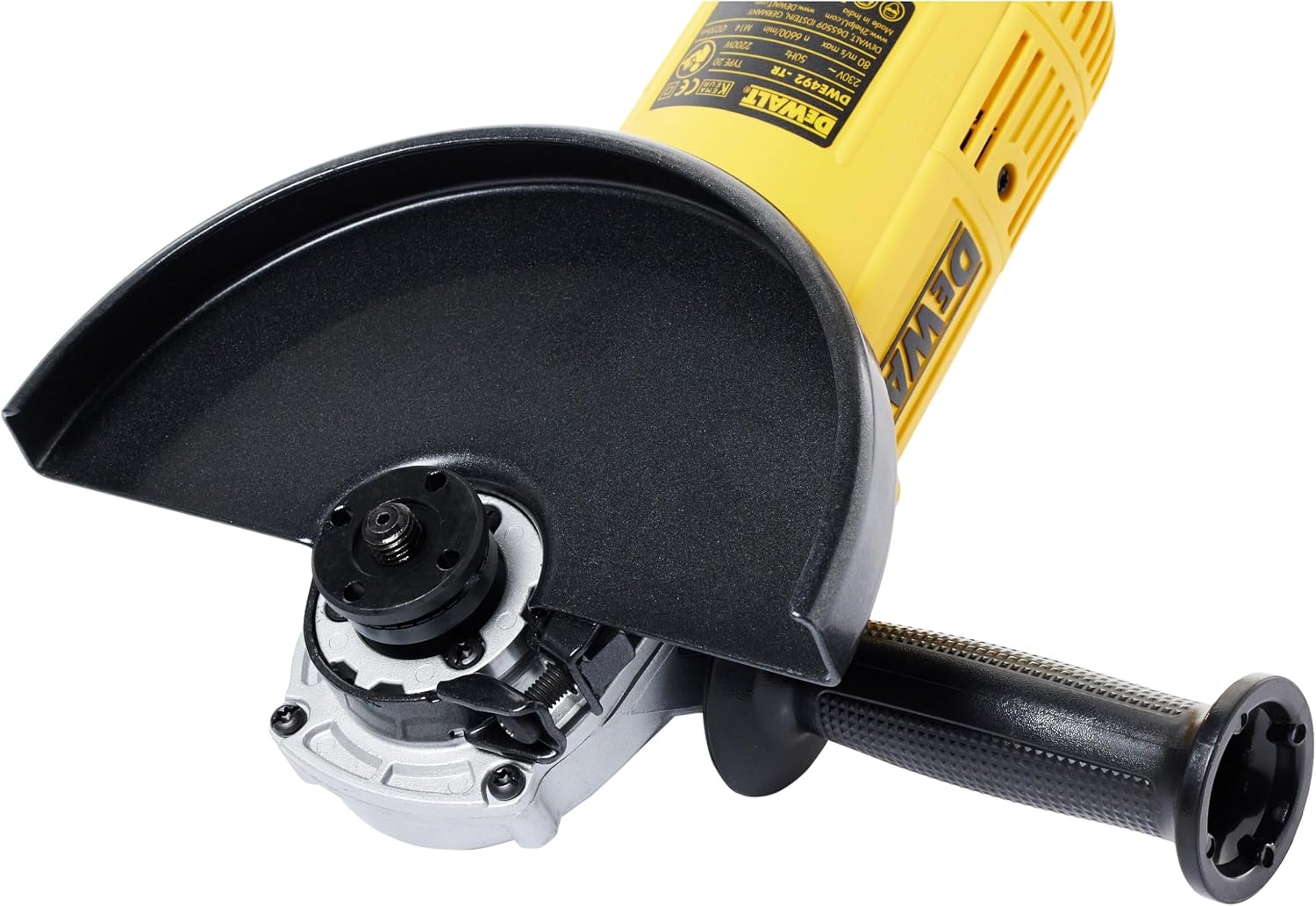 Dewalt,DWALT DWE492-QS haakse slijper, 230 mm, 2200 W,48 x 12 x 15 cm,meerkleurig (zwart/geel).