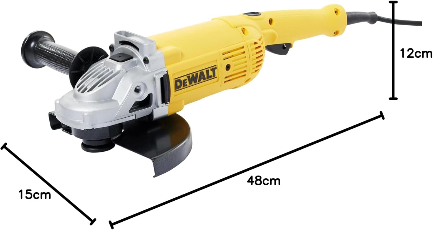 Dewalt,DWALT DWE492-QS haakse slijper, 230 mm, 2200 W,48 x 12 x 15 cm,meerkleurig (zwart/geel).