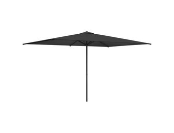 vidaXL Tuinparasol 200 x 300 cm Polyester Rechthoekig Antracietkleurig