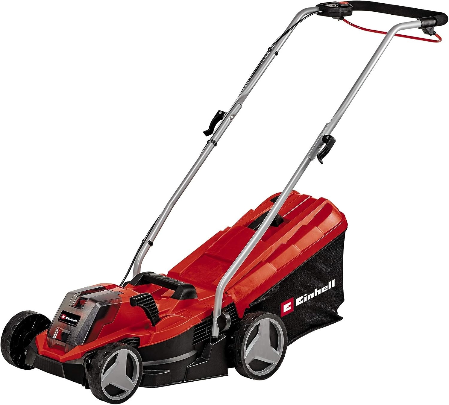 Einhell snoerloze grasmaaier GE-CM 18/33 Li-Solo Power X-Change (lithium-ion, tot 200 m², borstelloze motor, 5-staps centrale maaihoogteverstelling, zonder accu en lader)