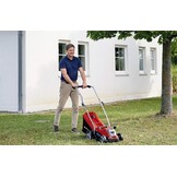 Einhell snoerloze grasmaaier GE-CM 18/33 Li-Solo Power X-Change (lithium-ion, tot 200 m², borstelloze motor, 5-staps centrale maaihoogteverstelling, zonder accu en lader)