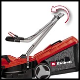Einhell snoerloze grasmaaier GE-CM 18/33 Li-Solo Power X-Change (lithium-ion, tot 200 m², borstelloze motor, 5-staps centrale maaihoogteverstelling, zonder accu en lader)
