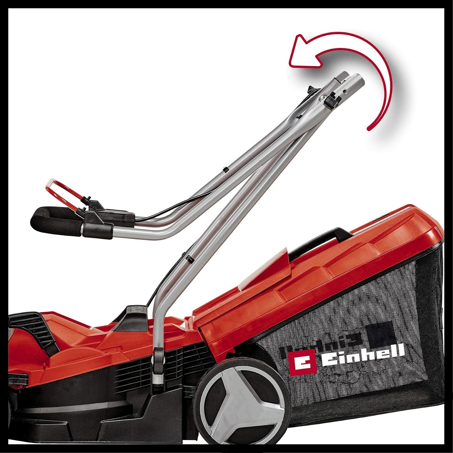 Einhell snoerloze grasmaaier GE-CM 18/33 Li-Solo Power X-Change (lithium-ion, tot 200 m², borstelloze motor, 5-staps centrale maaihoogteverstelling, zonder accu en lader)