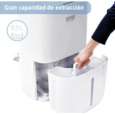 Amig - MIST luchtontvochtiger - Capaciteit 20 liter per dag - Verwijderbaar reservoir van 6,5 liter - Vochtigheidsregeling en timer - 36 x 28 x 56 cm - 260 W - Dekking 165 m³/u - Stil 45 dB - Maat 20 L