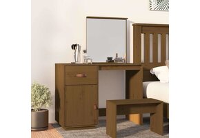 vidaXL Kaptafel Massief Grenenhout Honingbruin 95x50x134 cm - 59% Korting