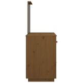 vidaXL Kaptafel 95x50x134 cm massief grenenhout honingbruin