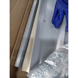 Plantenbak Staal Ivoor 129x129x75 cm - 53% Korting