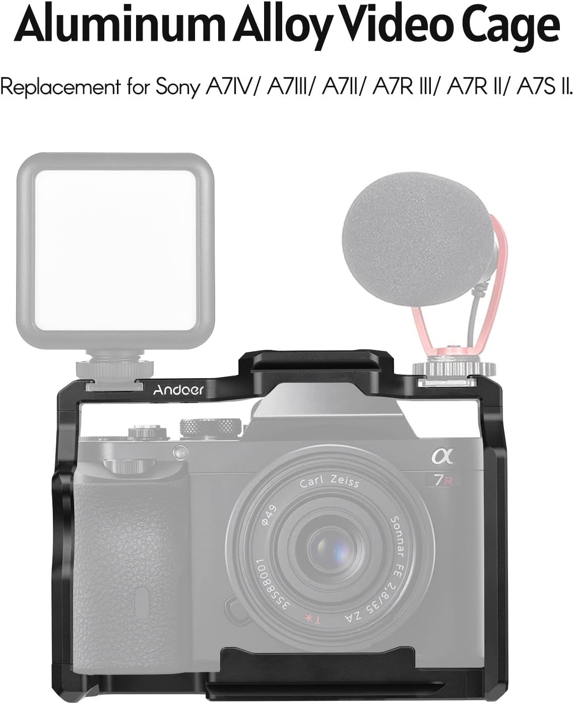 Camerakooi met Handgrepen - Sony A7 Serie - Zwart (34% Korting)