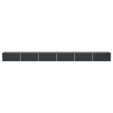 Plantenbak Staal Antraciet 600x80x45cm - 35% Korting