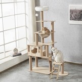 Krabpaal 165 cm met Ruimtecapsule & Jute - 54% Korting!