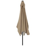 VidaXL Parasol Taupe 300x200 cm - 54% Korting