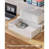 Printerstandaard Wit | 2 Printers + Laden | 52% Korting