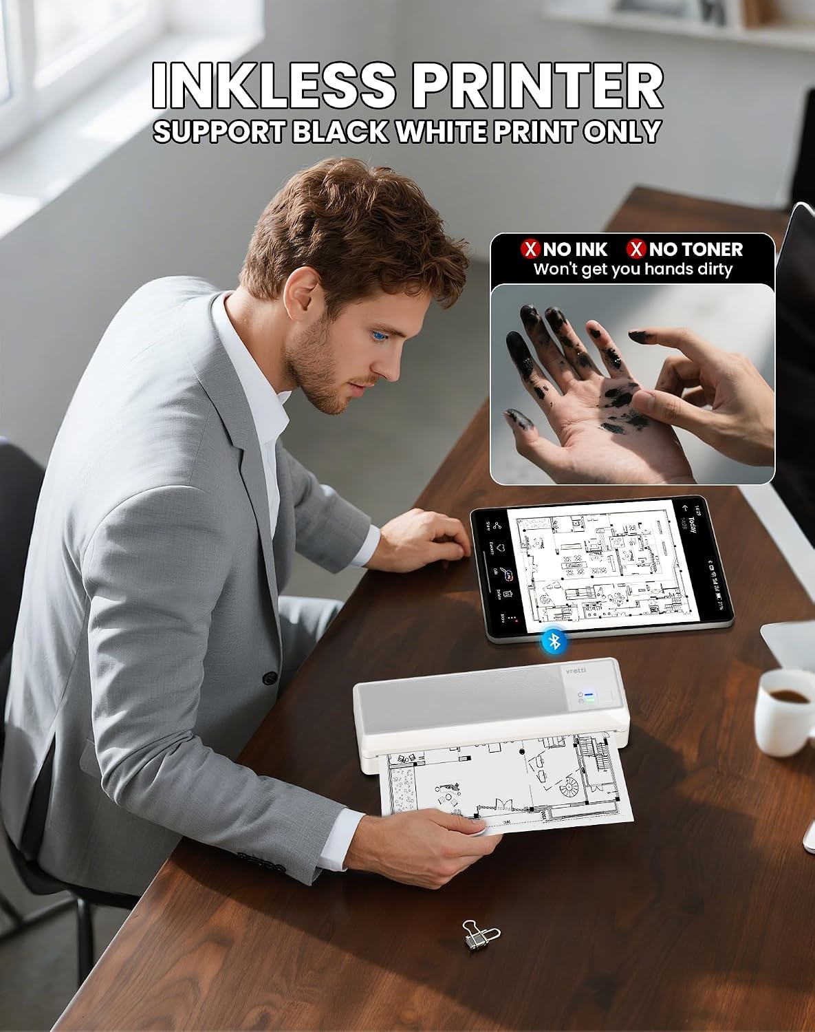 Mobiele A4 Thermische Printer met 29% Korting