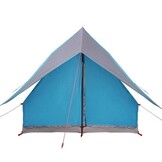 VidaXL Gezinstent 220x220x184cm Polyester/Glasvezel Blauw/Grijs - 34% Korting